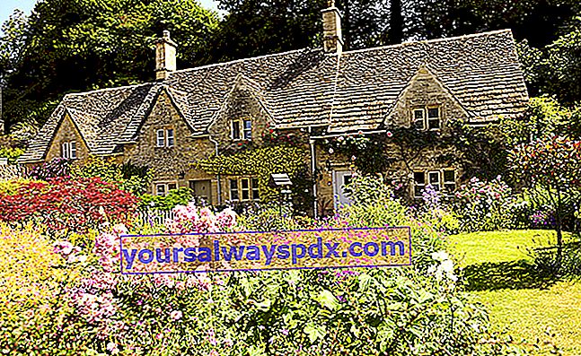 Cottage e giardino all'inglese